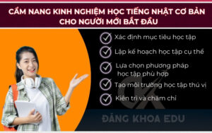 cẩm NANG KINH NGHIỆM HỌC TIẾNG NHẬT CƠ BẢN